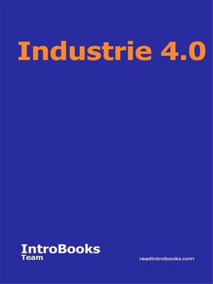 cover image of Industrie 4.0
